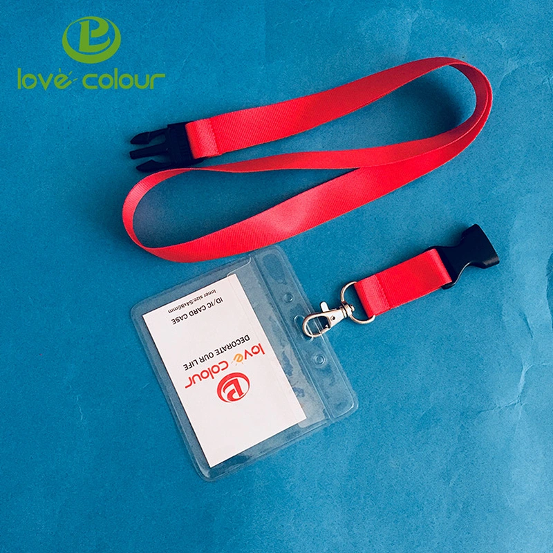 Custom Durable Name Badges With Necklace Lanyard For Promotion