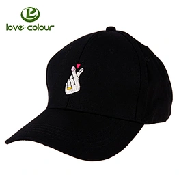 Custom Black Sports Outdoors Cotton Dad Hat Baseball Cap