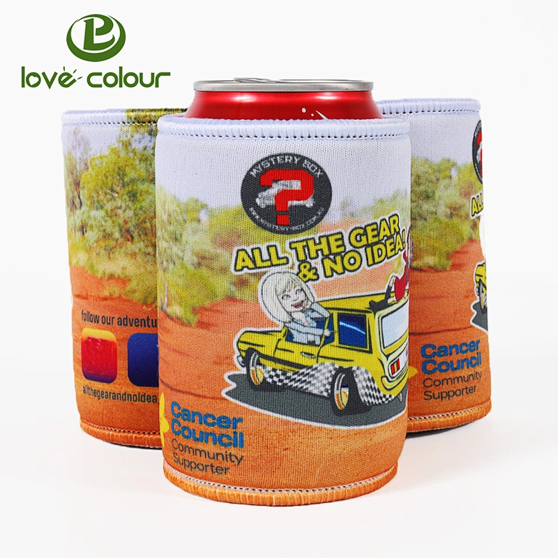 Custom Economy Neoprene Can Coolers Sleeves Coolies For Cans Beer Soft Drink Insulator Covers for BBQ Wedding