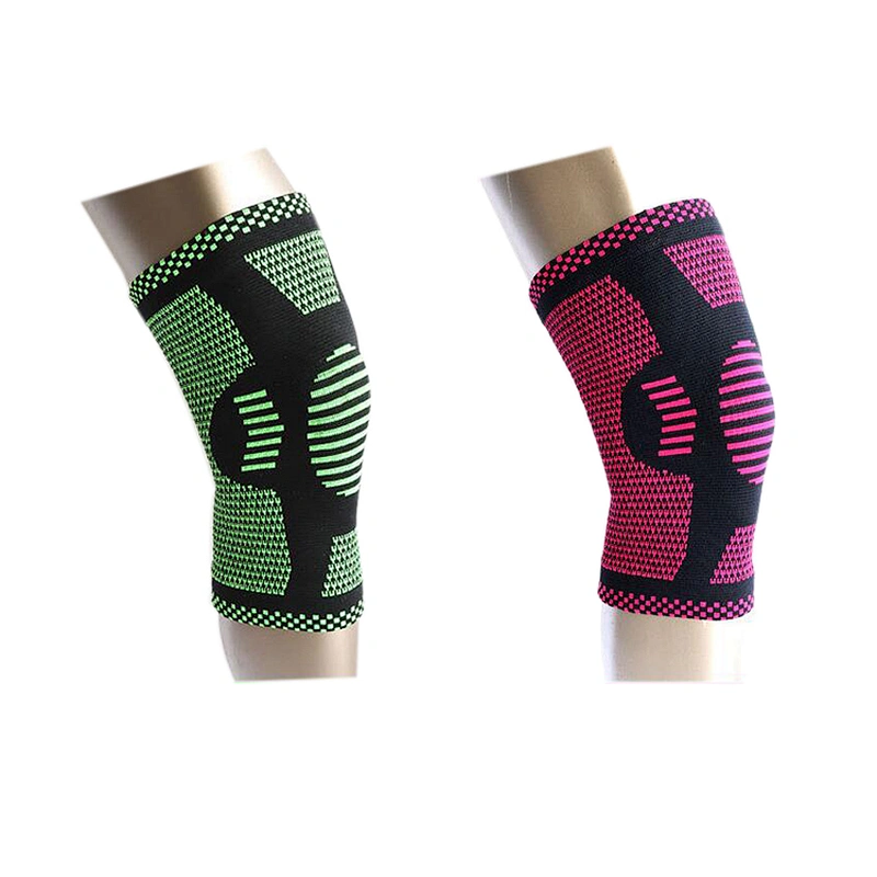 Fitness Sports Leg Knee Brace  Compression Sleeves Elastic Breathable Knee Support For Running