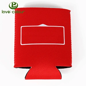 Folding Neoprene Insulated Beer Can Covers Stubby Holder Sleeves Cooler Sublimation Coolies