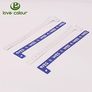 Custom unique vinyl wristbands with full-color imagery and text