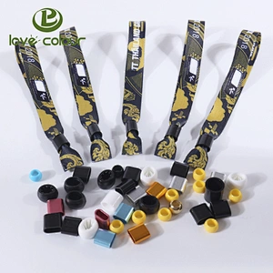 Good service - Factory customized fabric event wristbands / sublimation cloth bracelets