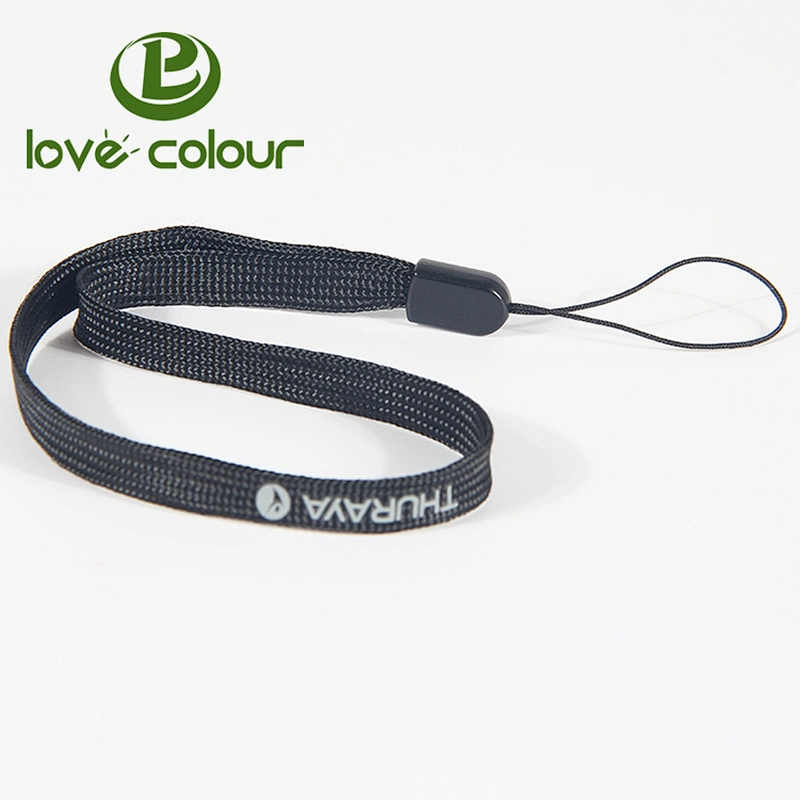 Personalized polyester short hand lanyard strap for holding mini camera