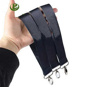 Polyester custom high quality fabric short keychain lanyard strap