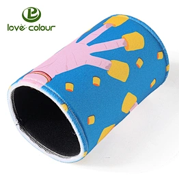 Neoprene Stubby Holder Dye Sublimation Insulated Beer Can Cooler for Advertising