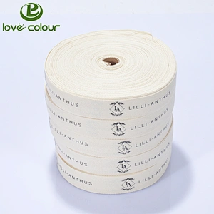 Custom printed your brand white heat transfer ribbon roll