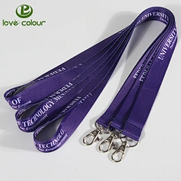 Custom promotional fashion full color lanyards strap made of polyester