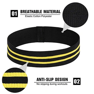 Resistance Booty band exercises non-slip workout bands for legs