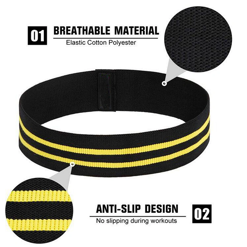 Resistance Booty band exercises non-slip workout bands for legs