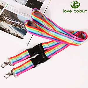 Hot sale polyester lanyard strap with custom your logo