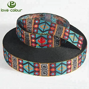Guangzhou factory direct sale customized nylon material woven jacquard ribbon