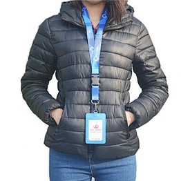 Badge Printing Sublimation Polyester Lanyard Strap with Keychain ID Card Holder For Promotion Gift
