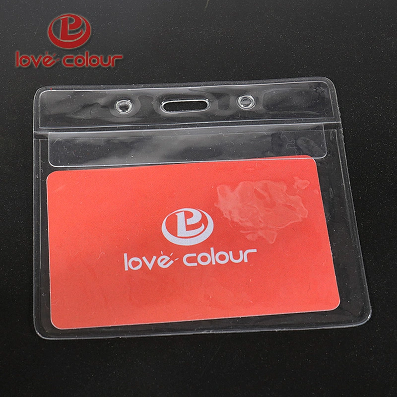 New custom name flexible vertical badge ID working card badge holder