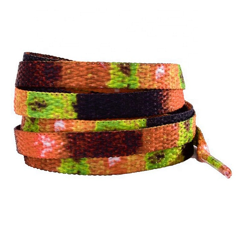 Cheap custom your own polyester blank shoe laces for promotional gift