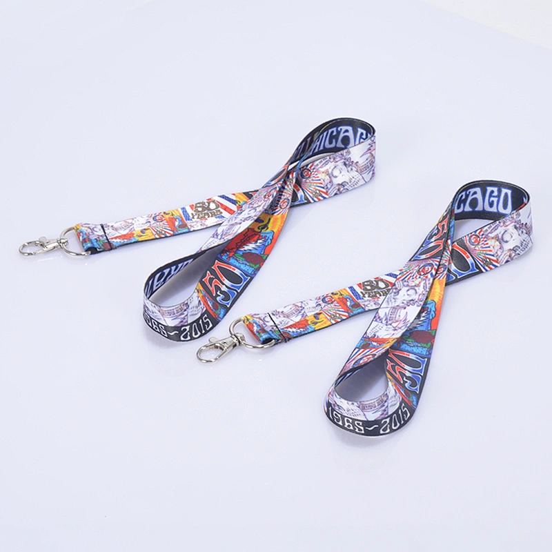 New custom attractive nice cartoon lanyard with metal hook