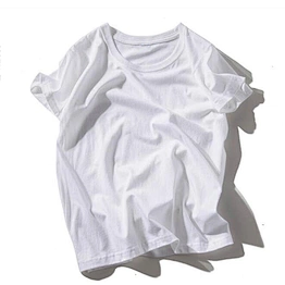 Guangzhou manufacturer custom t-shirt printing unisex 100% cotton white plain t shirts