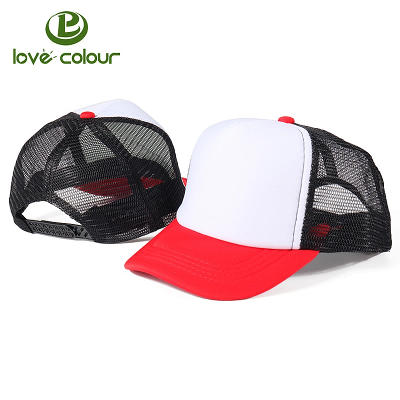 100% cotton plain custom promotional mesh cap with your logo