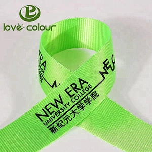 Hot Sale Popular Custom Nylon Ribbon in Green Color