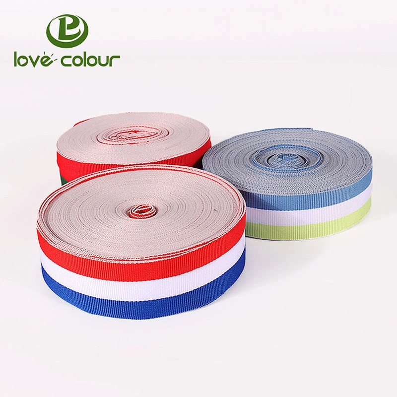 Custom bulk Eco-friendly polyester webbing with different size and color