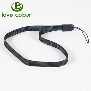 Wholesale Customized Fashion Polyester Short Lanyard Wrist Strap