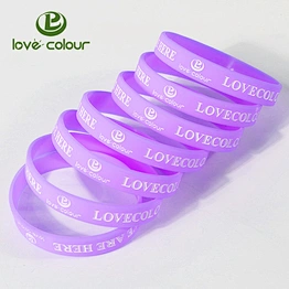 Custom design soccer club souvenir silicone bracelets wristbands