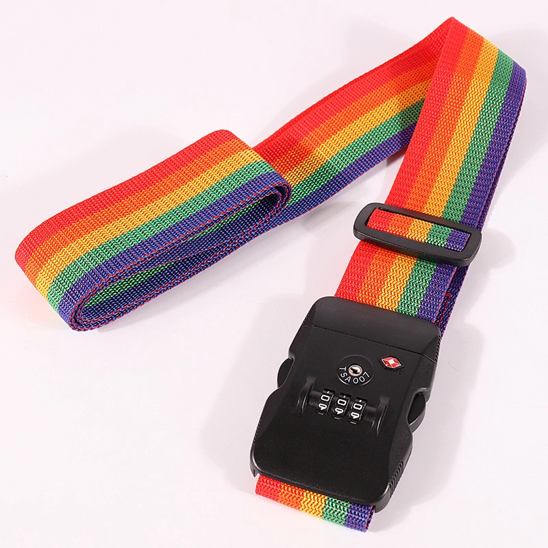 Custom travel luggage belt strap