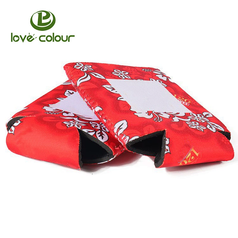 Party promotion gift custom your logo collapsible neoprene can coolies cooler sleeve covers