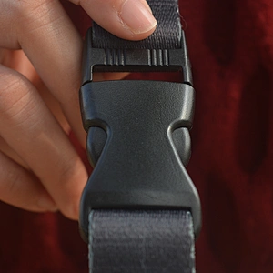 Custom black plastic buckle for strap lanyard/ bag/backpacks/webbing