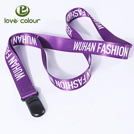 Good selling colorful necklace key lanyard make your own logo
