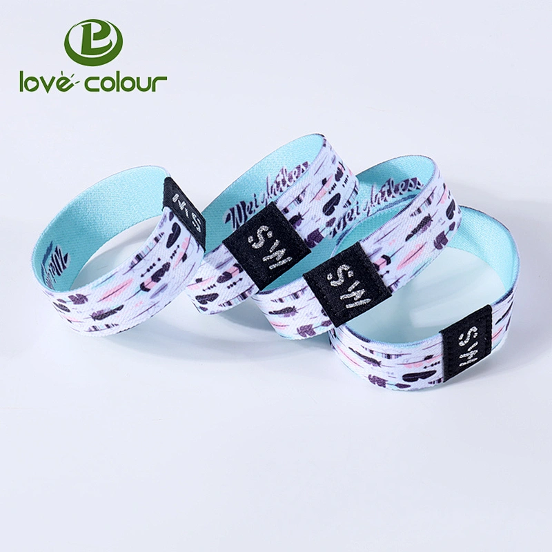Eco-friendly Fabric Custom Elastic Wristband for Wholesale
