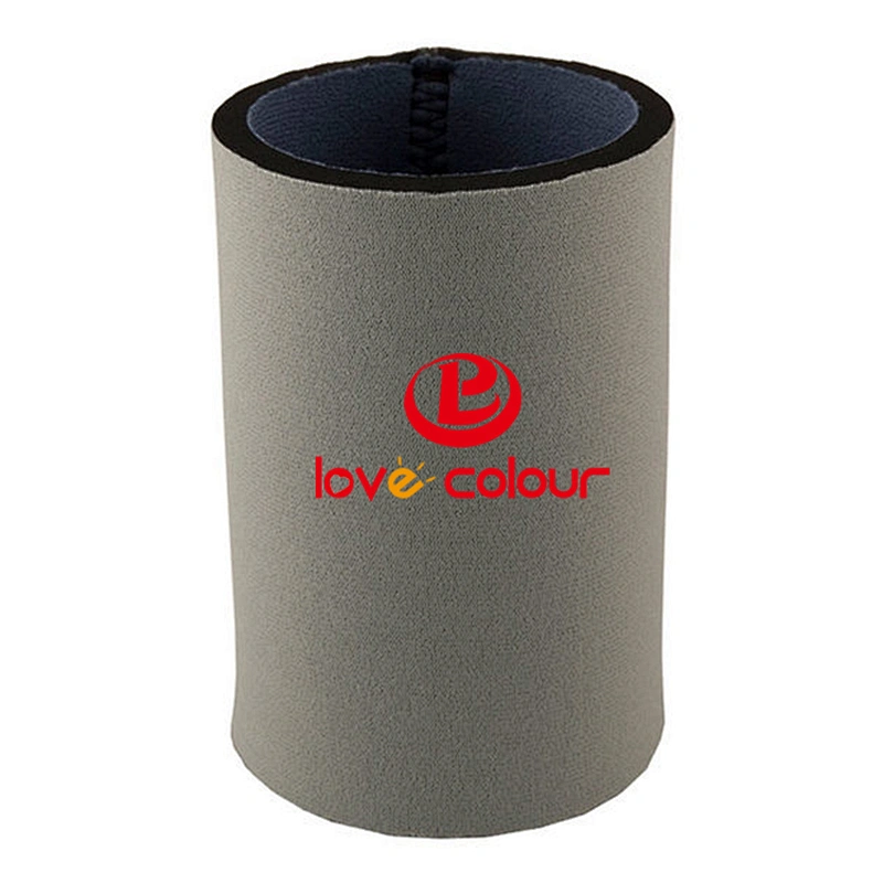 Custom foam neoprene thermal wedding can holder for beer