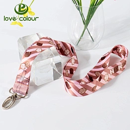 Customized Printing Fabric School Lanyard for Students