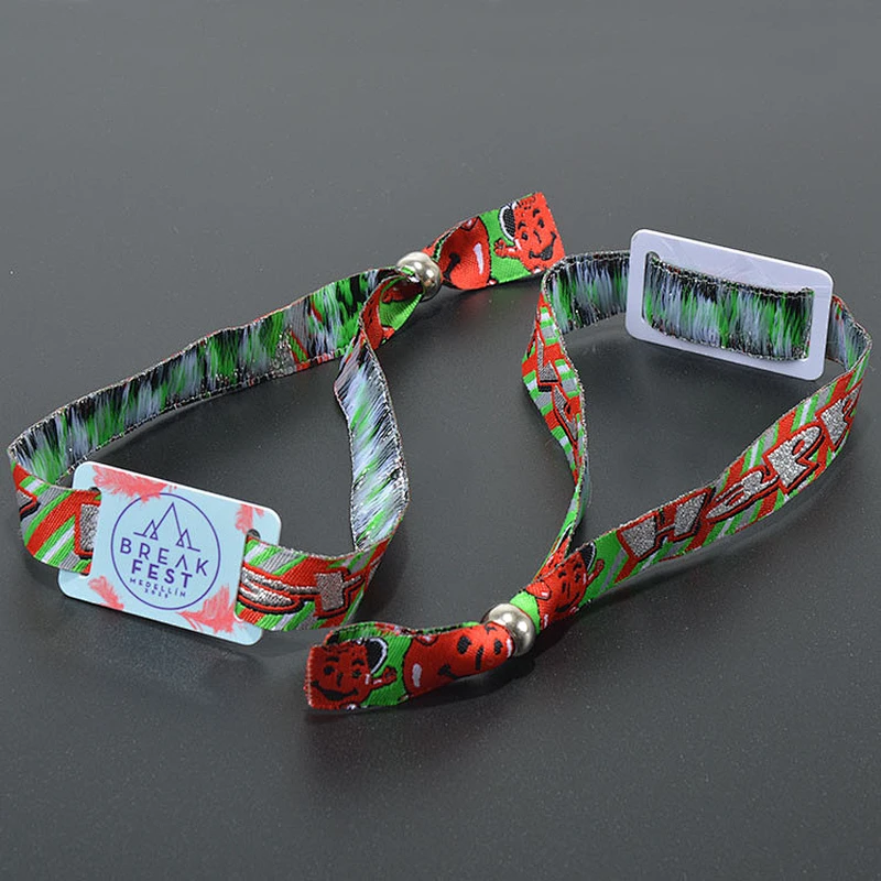 Factory custom woven bracelets with RFID chip