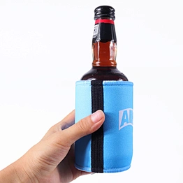 Promotional Custom Your Logo Can Cooler Neoprene Can Beer Coozies Drink Stubby Holder