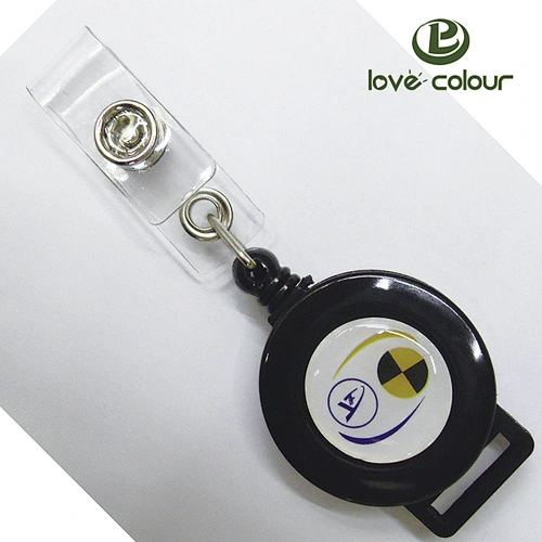 Custom ID card automatic spring small retractable cable reel for nurses