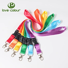 (Free design)Promotional Custom Blank Polyester Lanyards without Logo