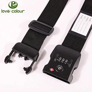 Wholesale Price Combination Plastic Locks Suitcases Belt For Luggage