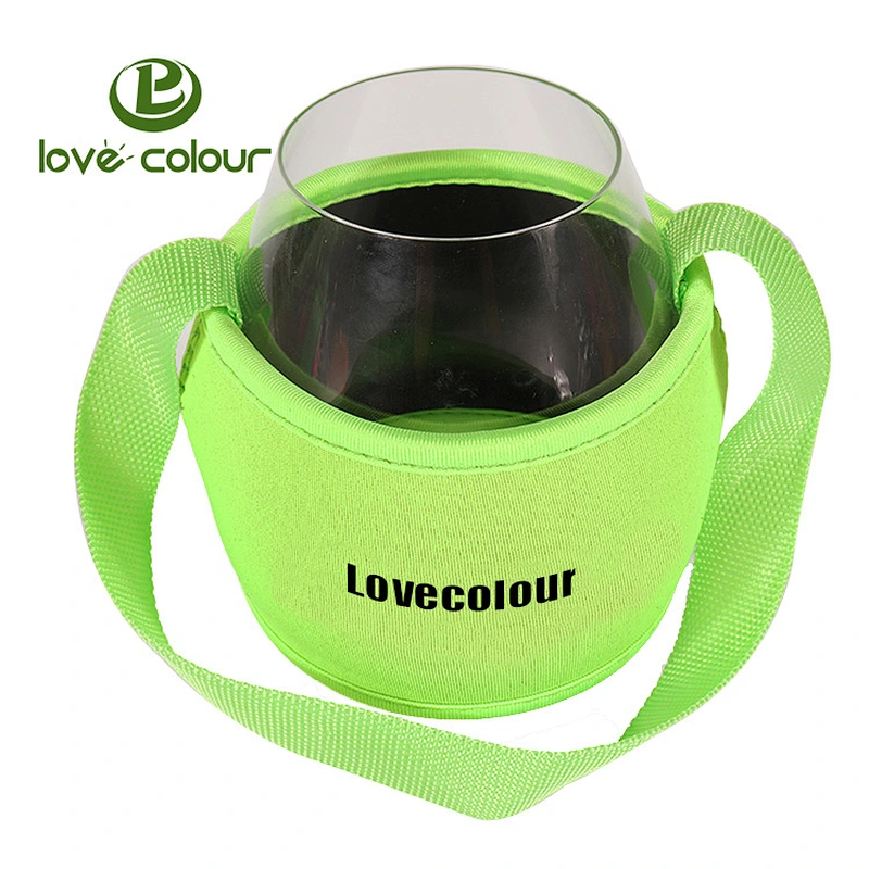 Good selling cheap neoprene can cooler with handle
