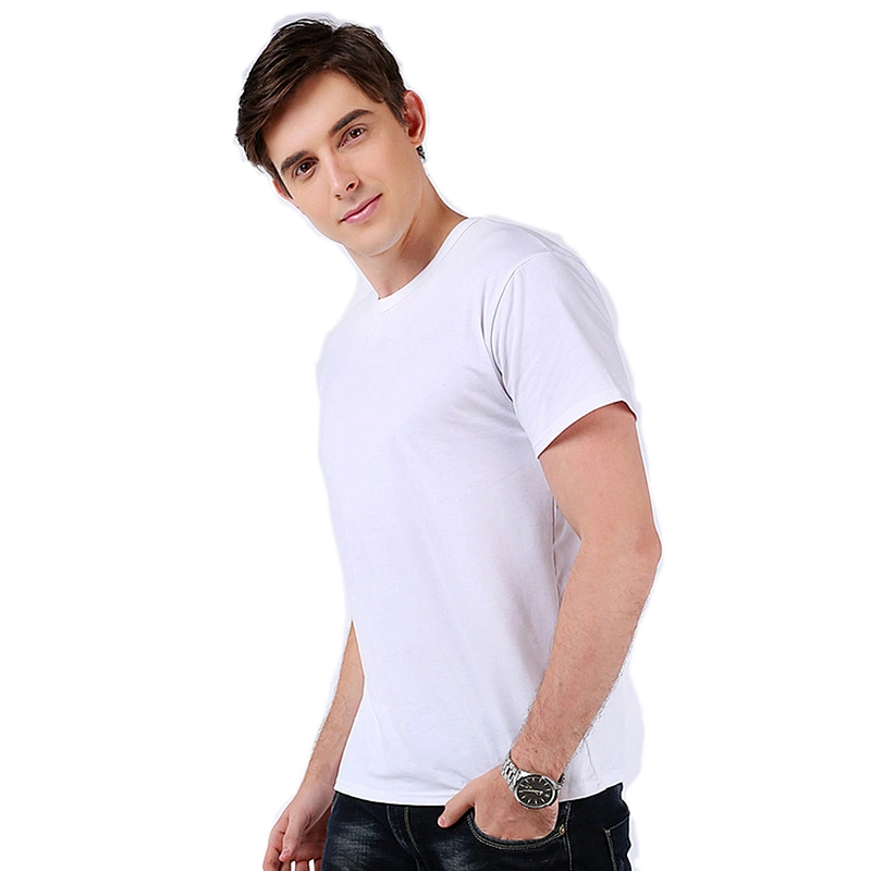 Good Quality Cheap Price Customized Your Own Brand Men Short Sleeve Spandex Cotton Blank T-Shirts