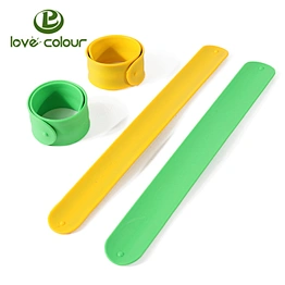 Fashion Custom Silicone Material Clap Wristband Snap Bracelets