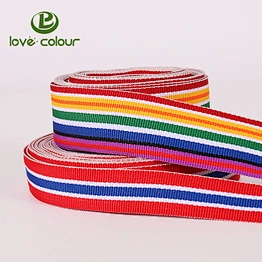 Lovecolour colorful sports medal polyester ribbon