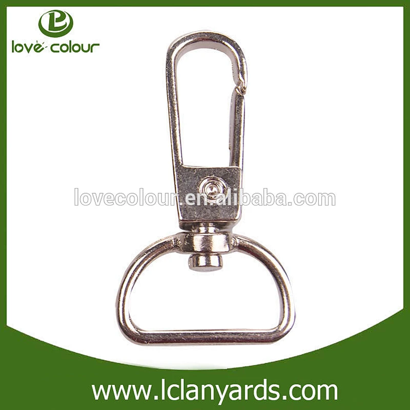 Wholesale Silver color swivel snap 2.5cm lobster clasp for lanyard