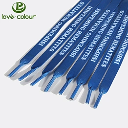 High quality cheap custom satin blue lace ribbon
