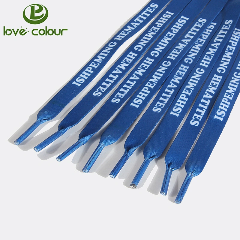 High quality cheap custom satin blue lace ribbon