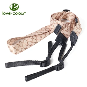 Factory fashion personalized heat transfer printing camera polyester strap