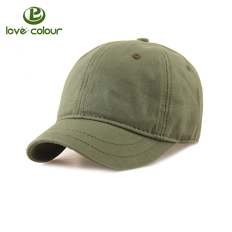 Popular army green classic baseball cap promotion dad hat with custom logo