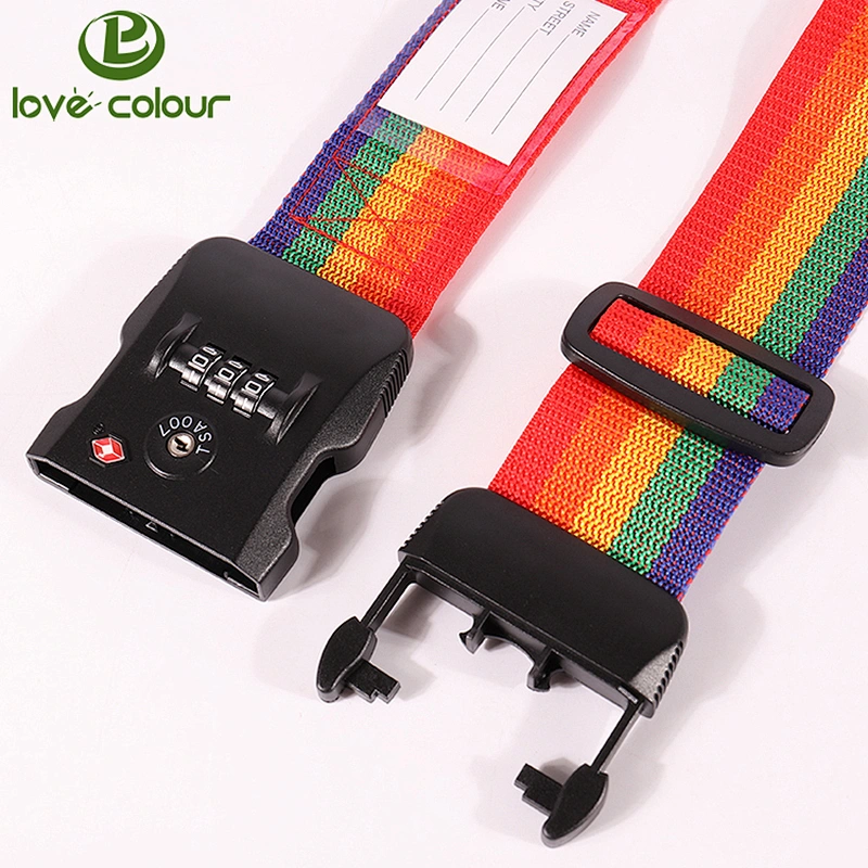 Lovecolour Hot Sale 2M Polyester TSA Lock Luggage Suitcase Belt