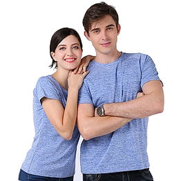 Economical Regular Round-Neck Unisex T shirt