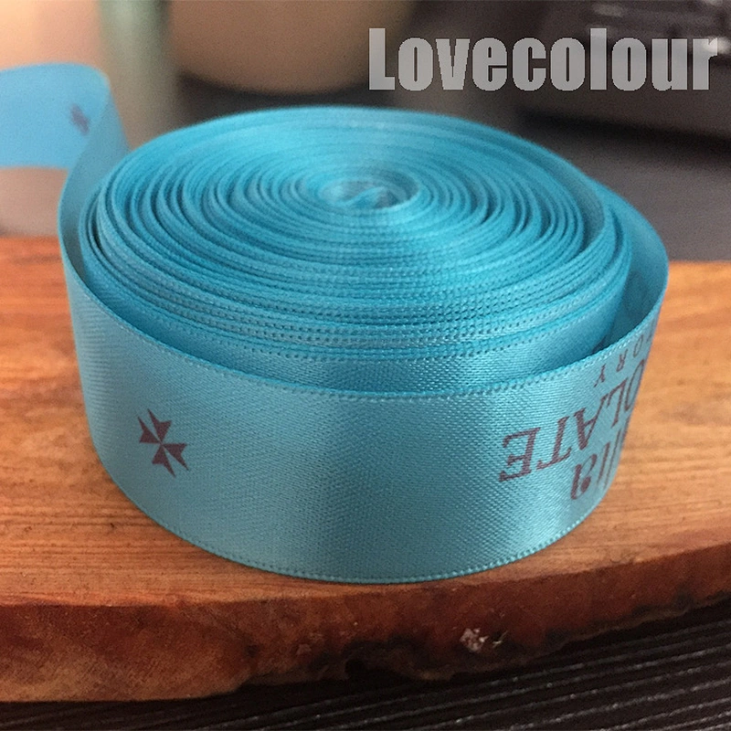 Custom printing your logo polyester award satin ribbons